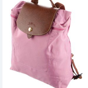 Longchamp Le Pliage Pink Backpack